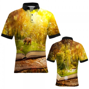Sublimation Men's Polo Shirt-RPI-6515