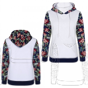 Sublimation Women's Hoodie-RPI-8801